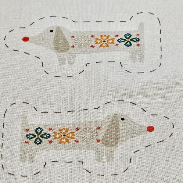 46 Fabric Panel - Winter Folk by Sally Payne - Panel 79