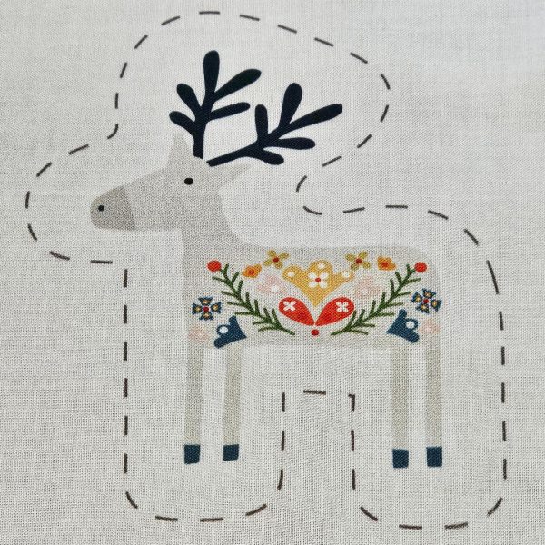 47 Fabric Panel - Winter Folk by Sally Payne - Panel 79