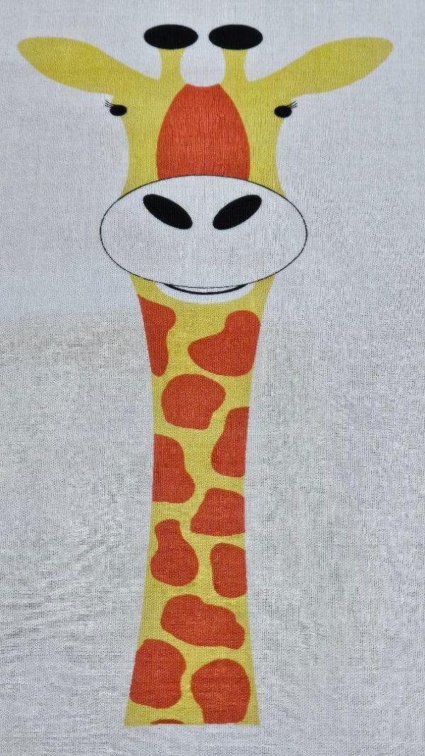 Fabric Panel - Safari Alphabet - Panel 5