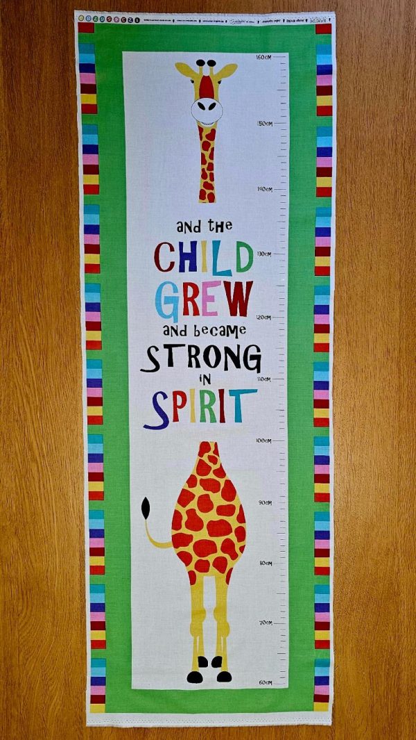 Fabric Panel - Safari Alphabet - Panel 5