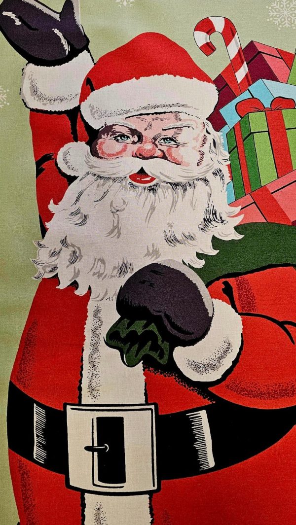 5 Fabric Panel - HO HO HO - Panel 67