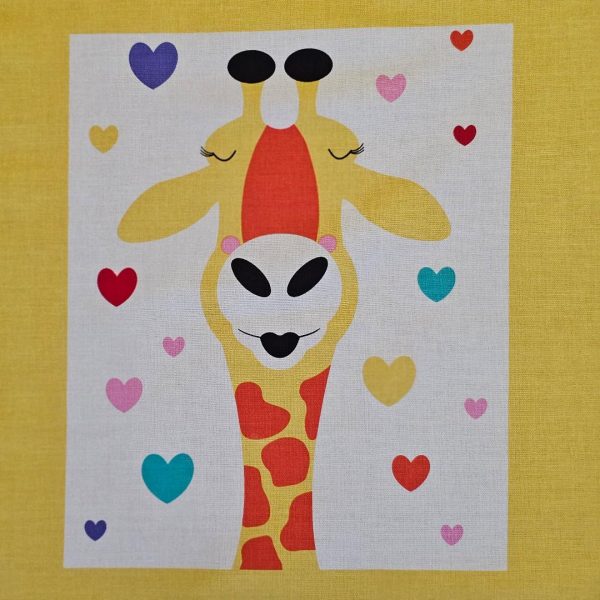 Fabric Panel - Safari Alphabet - Panel 6