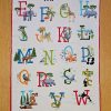 Fabric Panel - ABC Alphabet - Panel 11