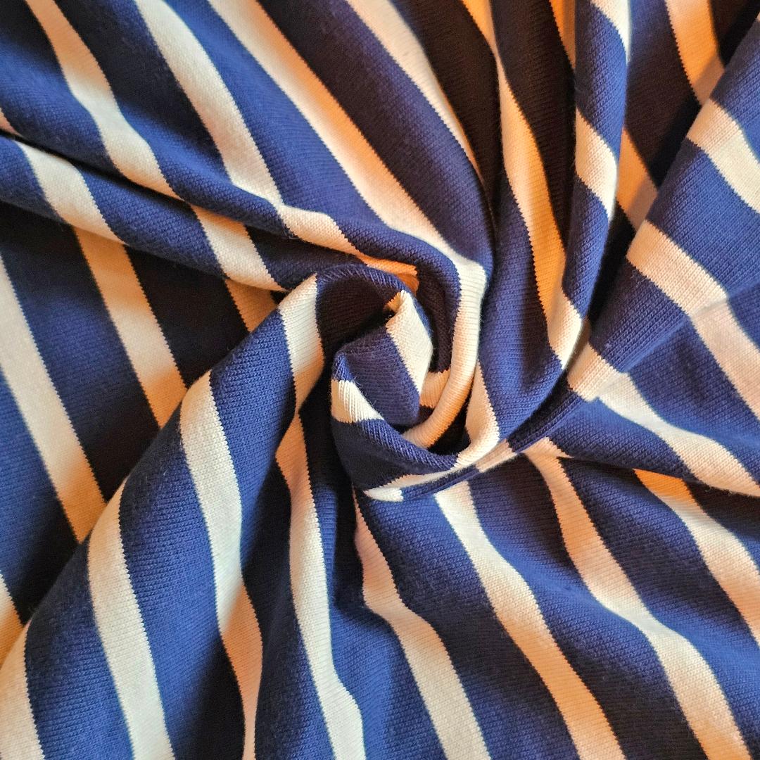 Discovery Knitting - Stretch Knitted Fabric - Breton Stripe - 3 metres - SF015