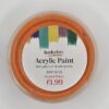 Hunkydory - Artist Acrylic Paint - Glitter - Orange - 02