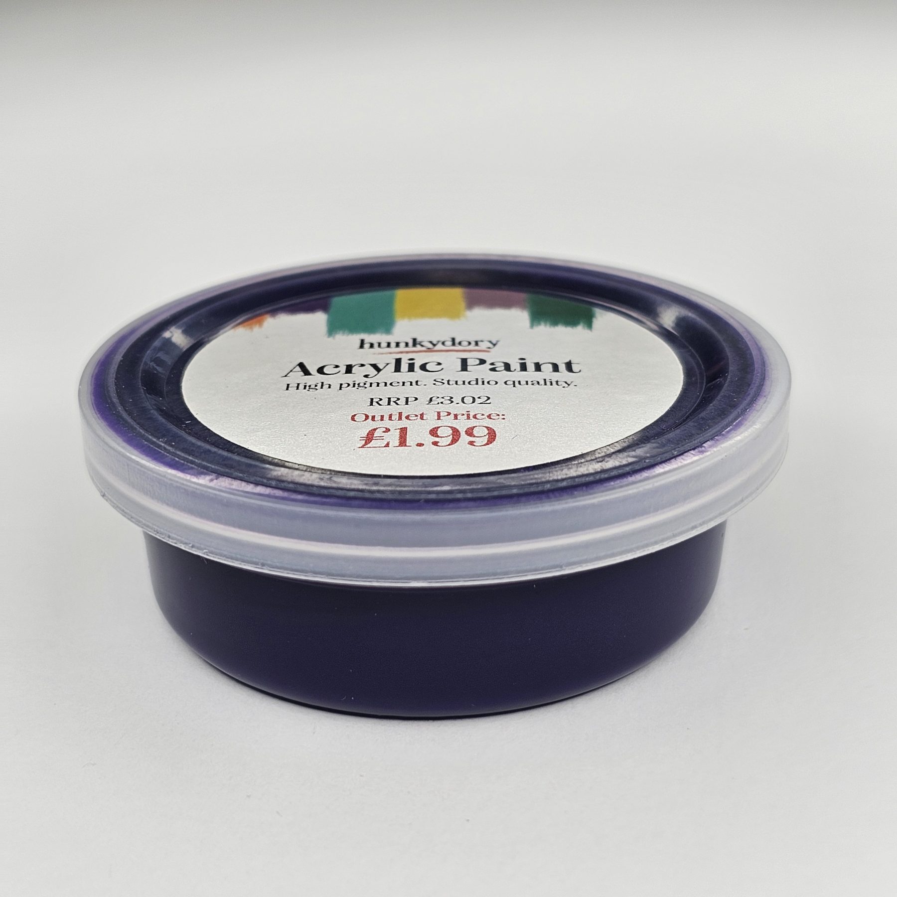 Hunkydory - Artist Acrylic Paint - Matt - Violet - 09