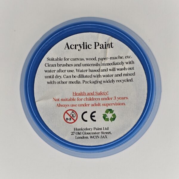 Hunkydory - Artist Acrylic Paint - Matt - Primary Blue - 10