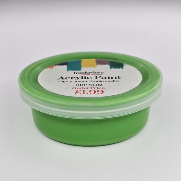 Hunkydory - Artist Acrylic Paint - Matt - Light Green - 12