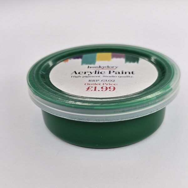 Hunkydory - Artist Acrylic Paint - Matt - Dark Green - 13