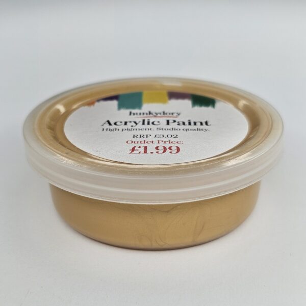 Hunkydory - Artist Acrylic Paint - Metallic - Gold - 16