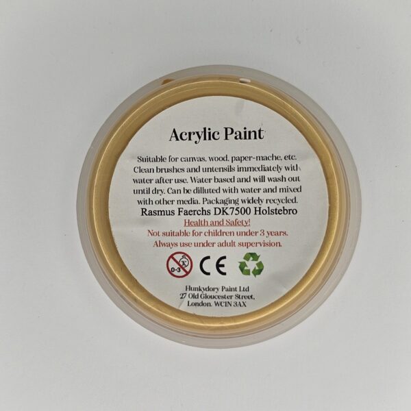Hunkydory - Artist Acrylic Paint - Metallic - Gold - 16