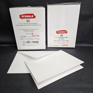 Luxury 5″ x 7″ Card Blanks 30 Pack / 5″ x 7″ Envelopes Pack 25