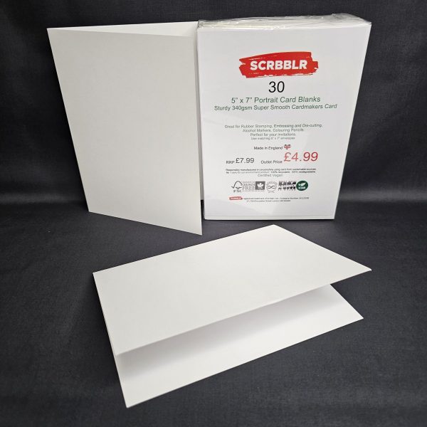 Luxury 5″ x 7″ Card Blanks 30 Pack / 5″ x 7″ Envelopes Pack 25