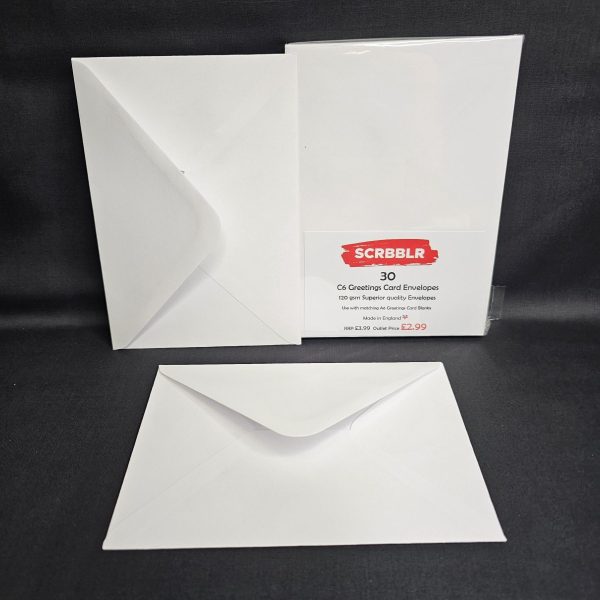 Luxury A6 Card Blanks 25 Pack & C6 Envelopes 30 Pack