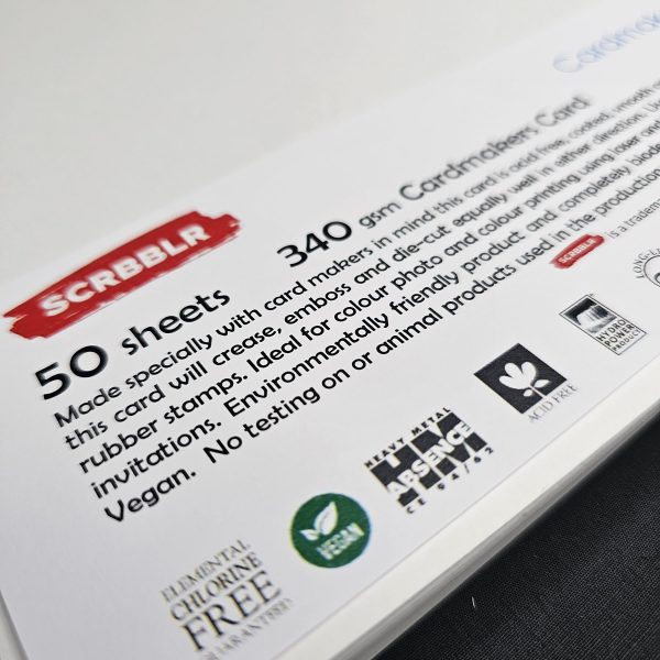 SCBBLR A4 Super Smooth White Card 50 Sheets
