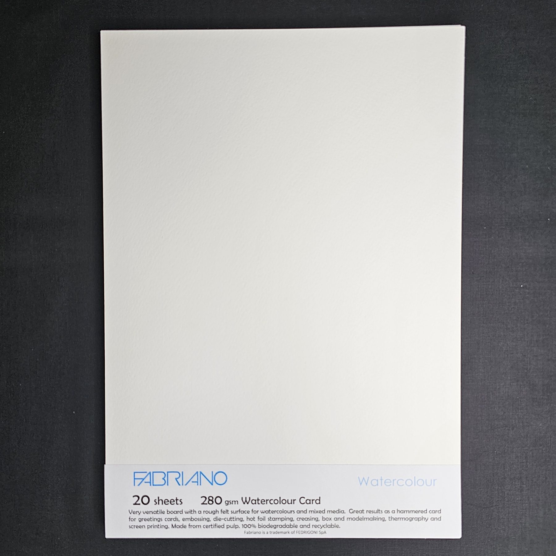White Watercolor Paper 20 Sheets 280 gsm