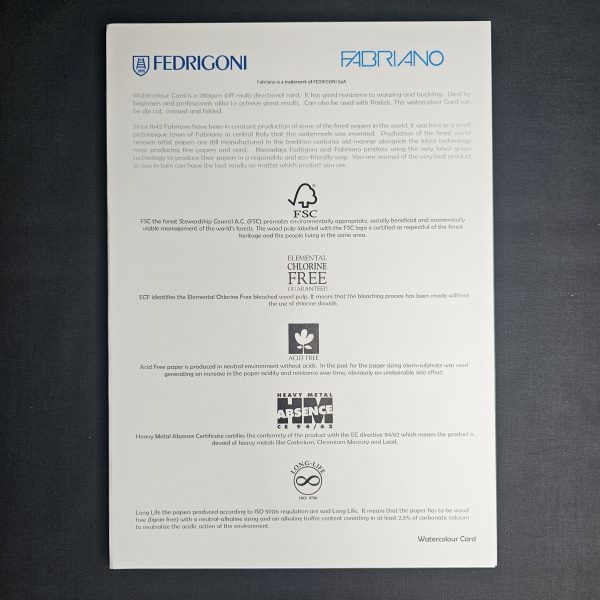 White Watercolor Paper 20 Sheets 280 gsm