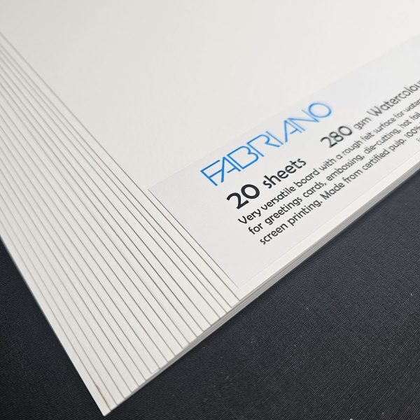 White Watercolor Paper 20 Sheets 280 gsm
