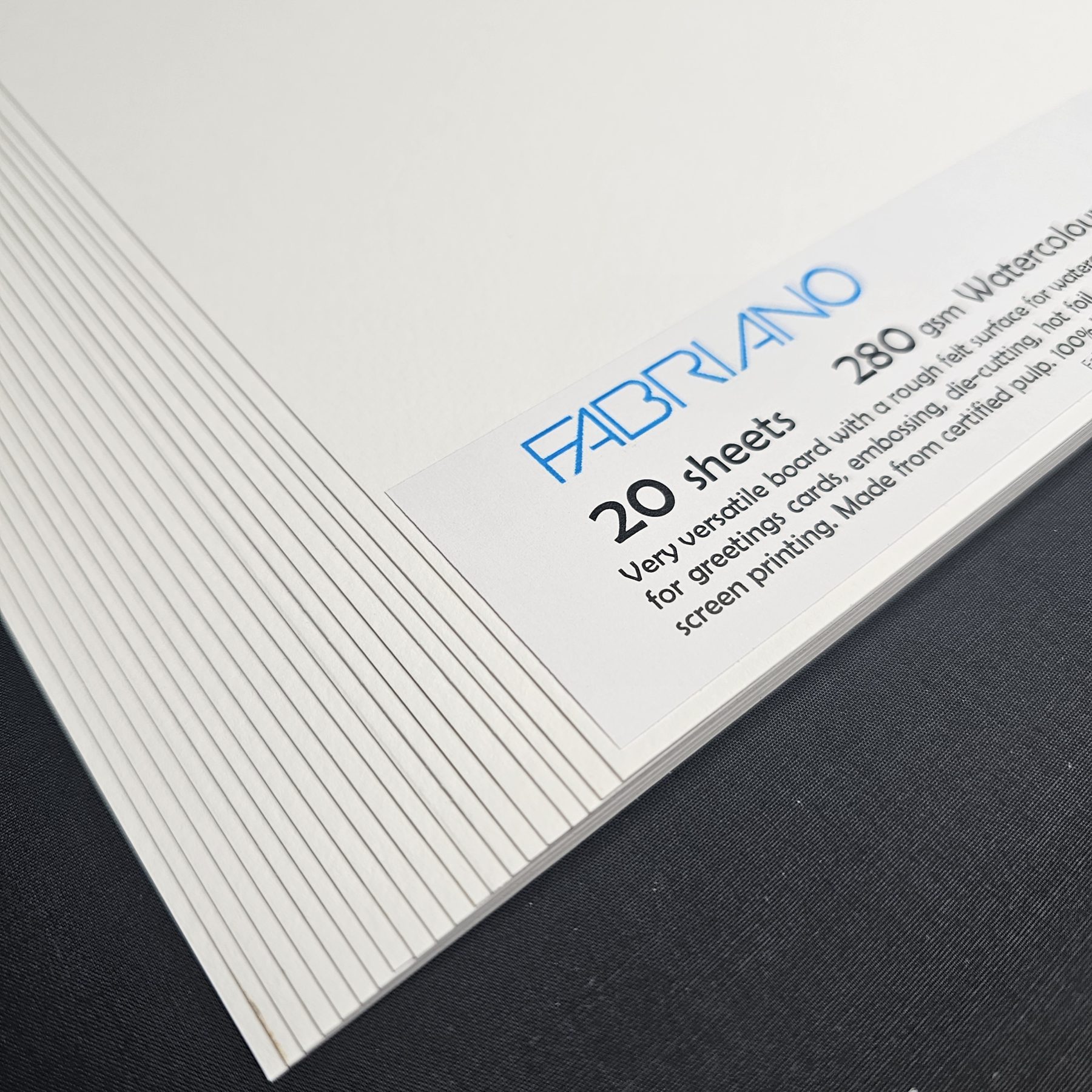 White Watercolor Paper 20 Sheets 280 gsm