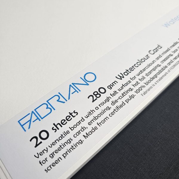 White Watercolor Paper 20 Sheets 280 gsm