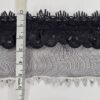 Medium Black & White Lace Trimmings - 3 metres - TP3024