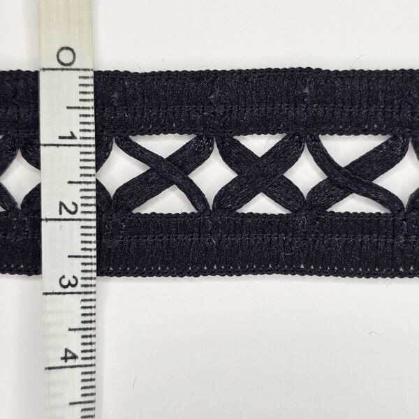 Medium Black Lace Trimmings - 3 metres - TP3003