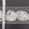 3D Flowers White Medium Trimmings - 3 metres - TP3028