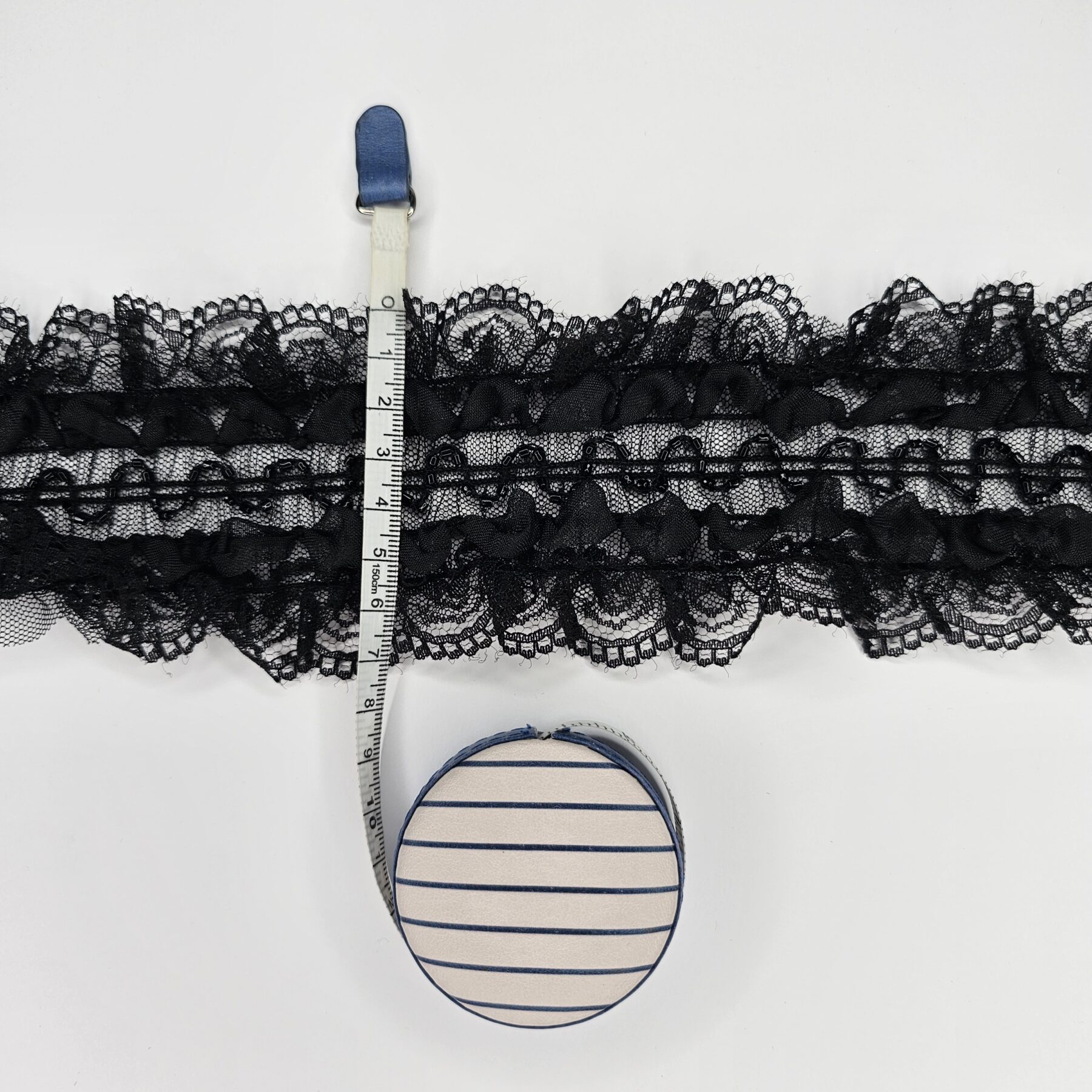 Black Elasticated Large Trimmings - 3 metres - TP3033