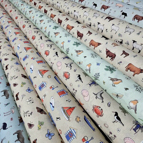 Panama 100% Cotton Fabric - Emma Lawrence Designs - Campervans - CC264