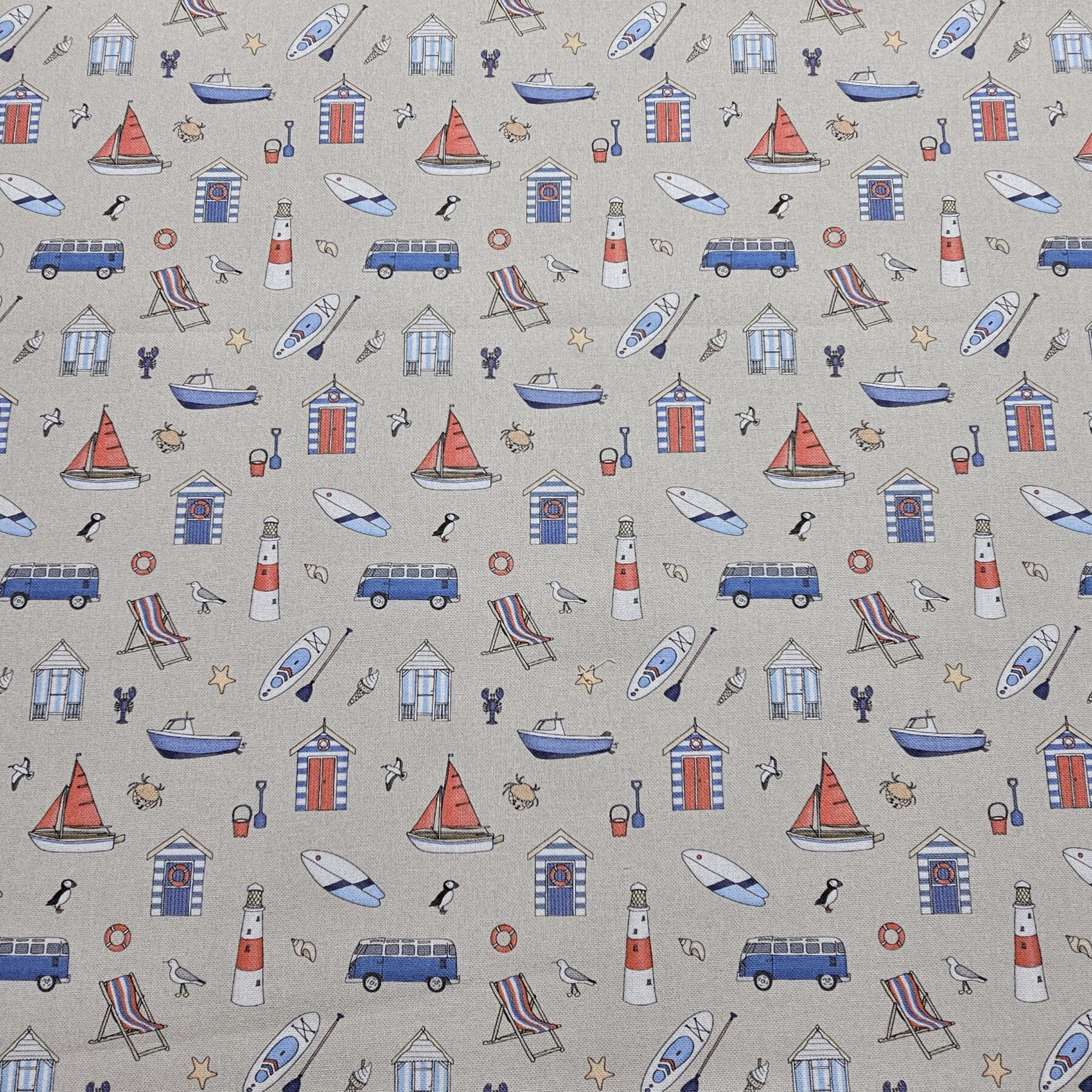 Panama 100% Cotton Fabric - Emma Lawrence Designs - Nautical - CC255