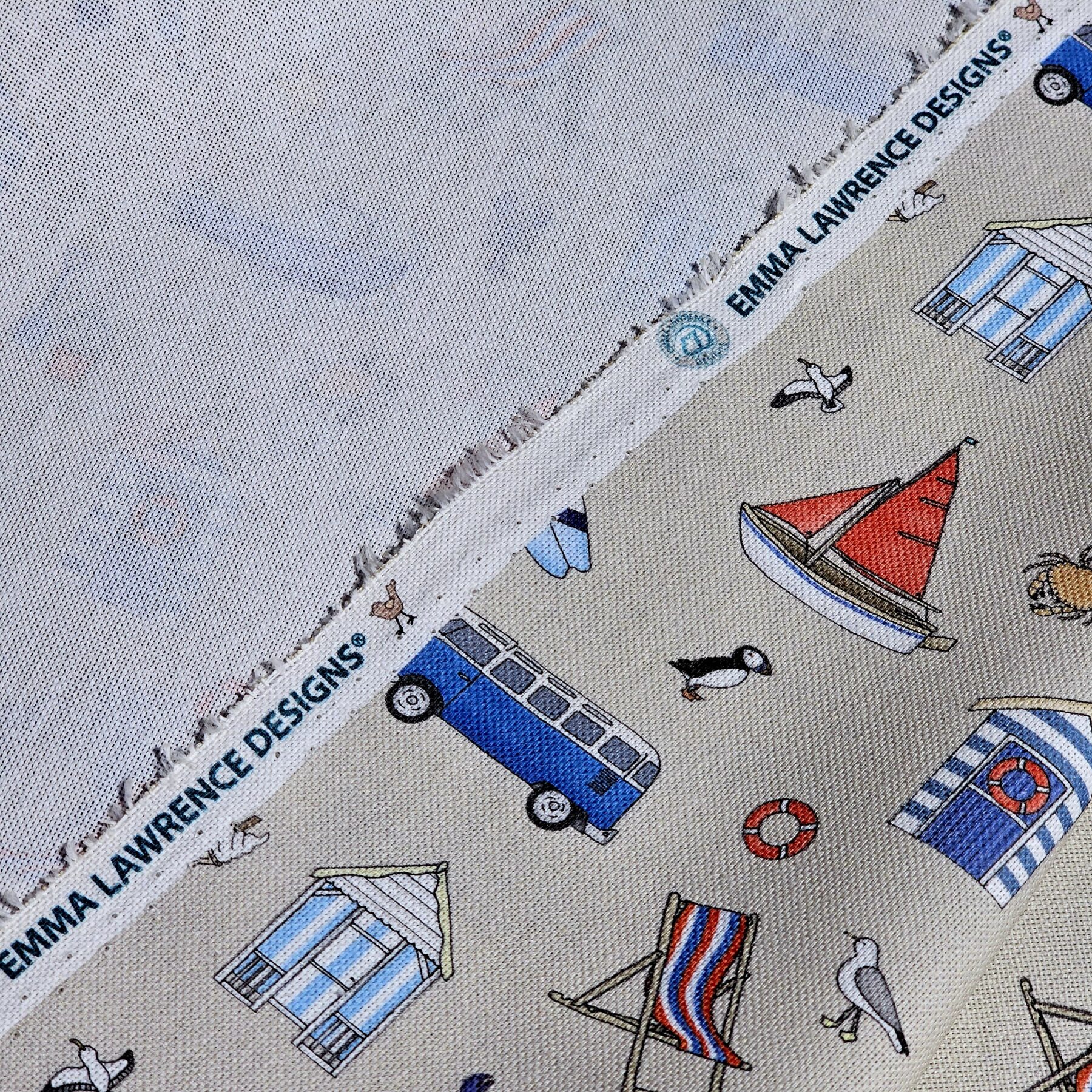 Panama 100% Cotton Fabric - Emma Lawrence Designs - Nautical - CC255