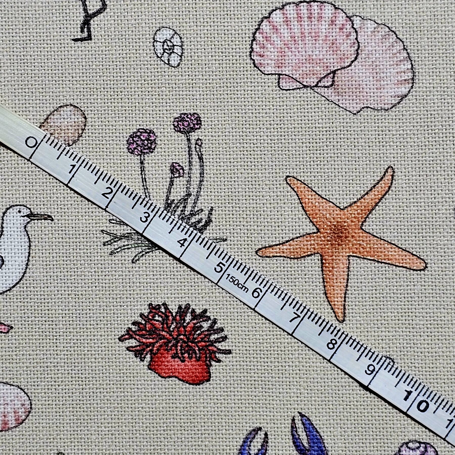 Panama 100% Cotton Fabric - Emma Lawrence Designs - Nautical - CC256