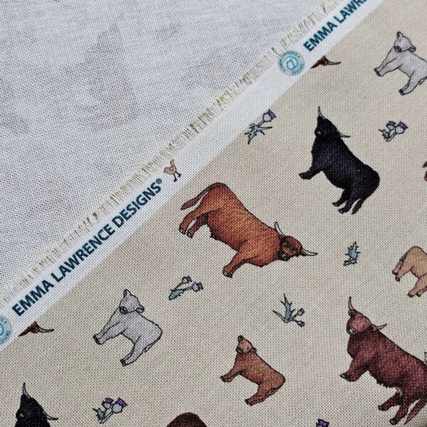 Panama 100% Cotton Fabric - Emma Lawrence Designs - Buffalo - CC258