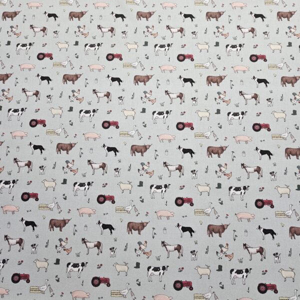 Panama 100% Cotton Fabric - Emma Lawrence Designs - Animal Farm - CC260