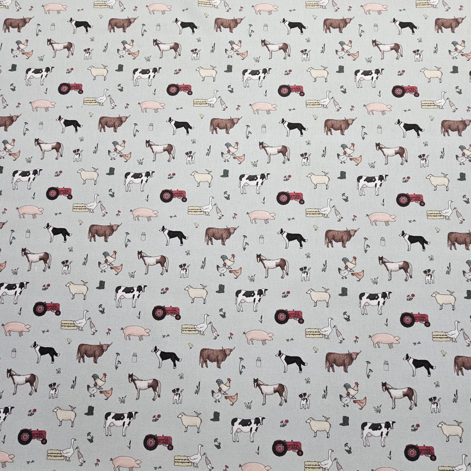 Panama 100% Cotton Fabric - Emma Lawrence Designs - Animal Farm - CC260