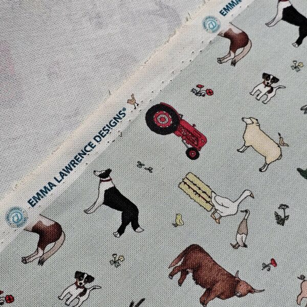 Panama 100% Cotton Fabric - Emma Lawrence Designs - Animal Farm - CC260