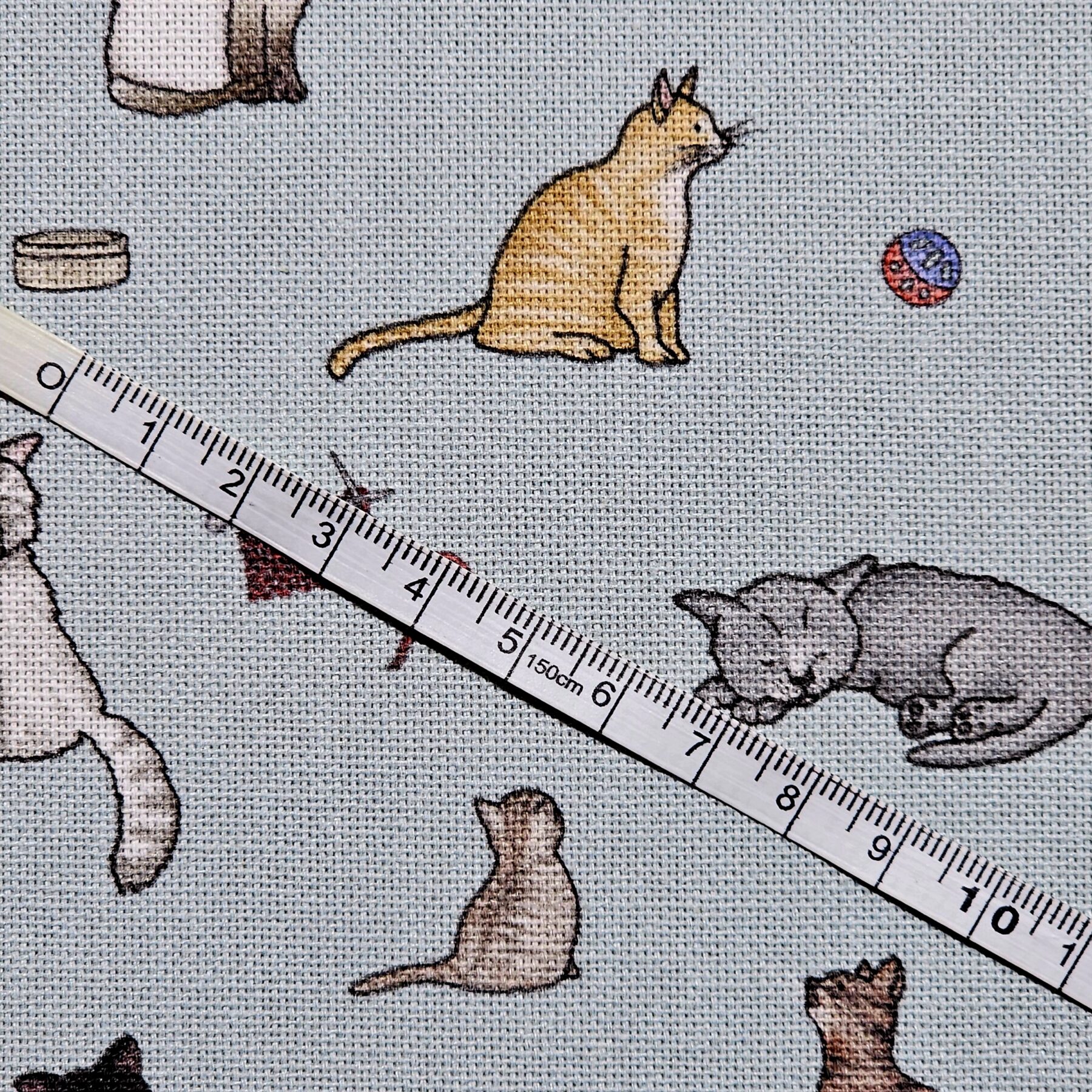 Panama 100% Cotton Fabric - Emma Lawrence Designs - Cats - CC262