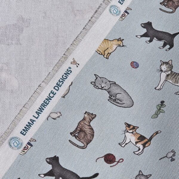 Panama 100% Cotton Fabric - Emma Lawrence Designs - Cats - CC262