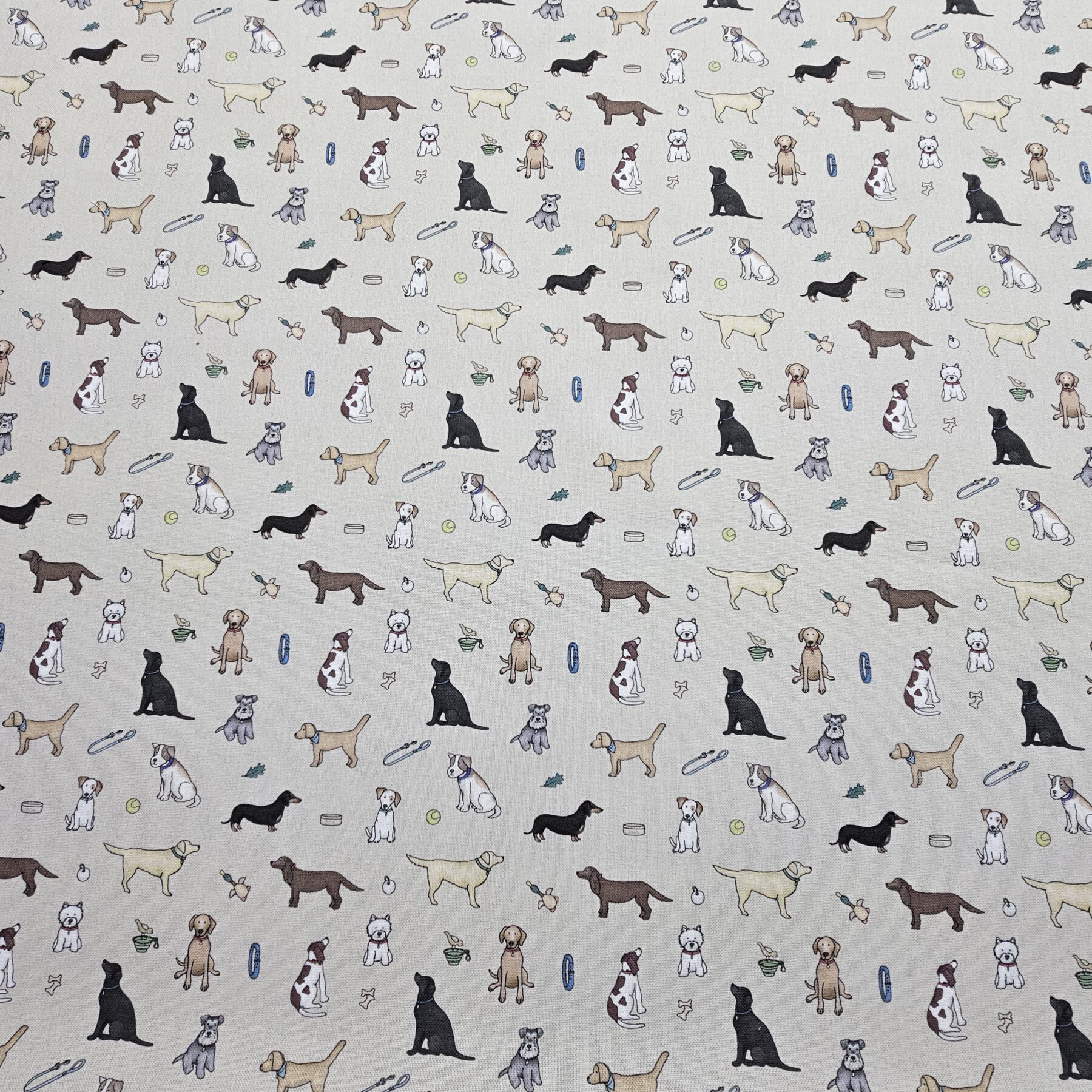 Panama 100% Cotton Fabric - Emma Lawrence Designs - Dogs - CC263