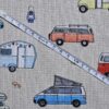 Panama 100% Cotton Fabric - Emma Lawrence Designs - Campervans - CC264