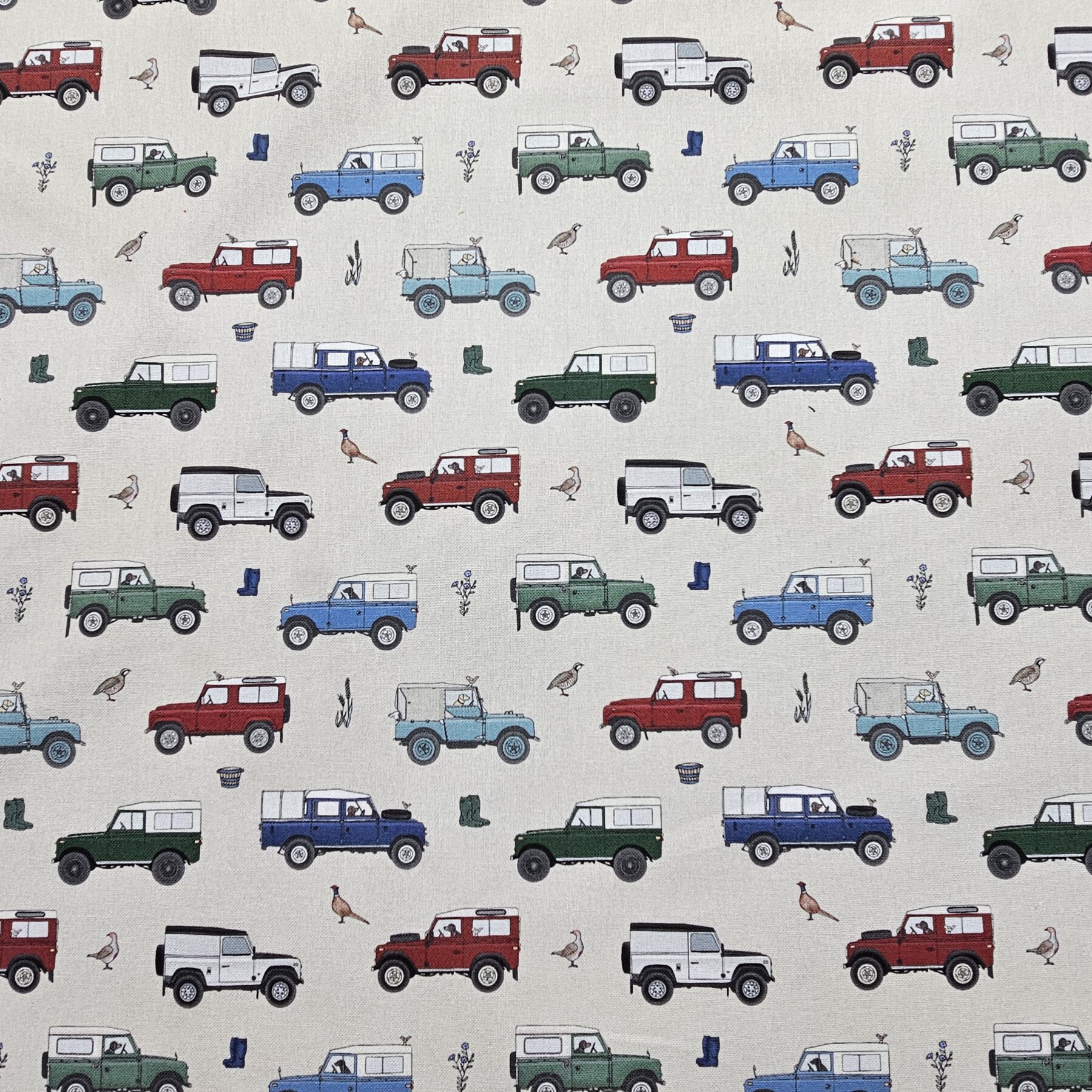Panama 100% Cotton Fabric - Emma Lawrence Designs - Land Rover - CC265