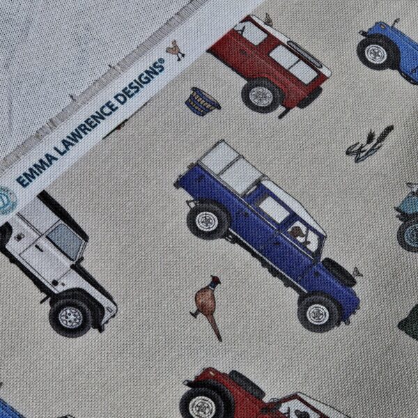 Panama 100% Cotton Fabric - Emma Lawrence Designs - Land Rover - CC265
