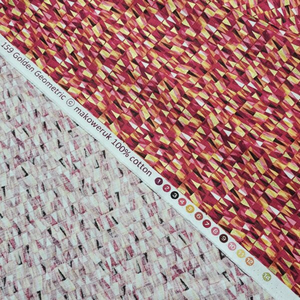 Makower - Golden Geometric - M188