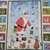 Fabric Panel - Merry Christmas Santa Advent Calendar - Panel 18