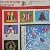Fabric Panel - Merry Christmas Santa Advent Calendar - Panel 18