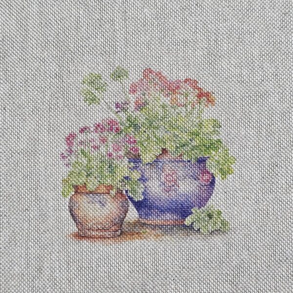 Cotton Canvas - Flower Pots - CC284