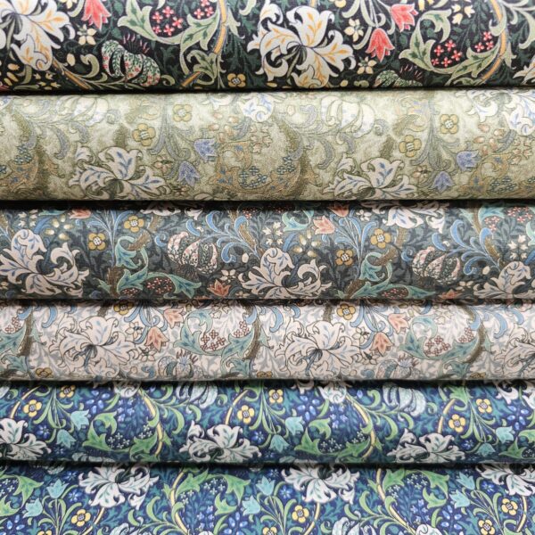 William Morris - Golden Lily - Marine - CC005
