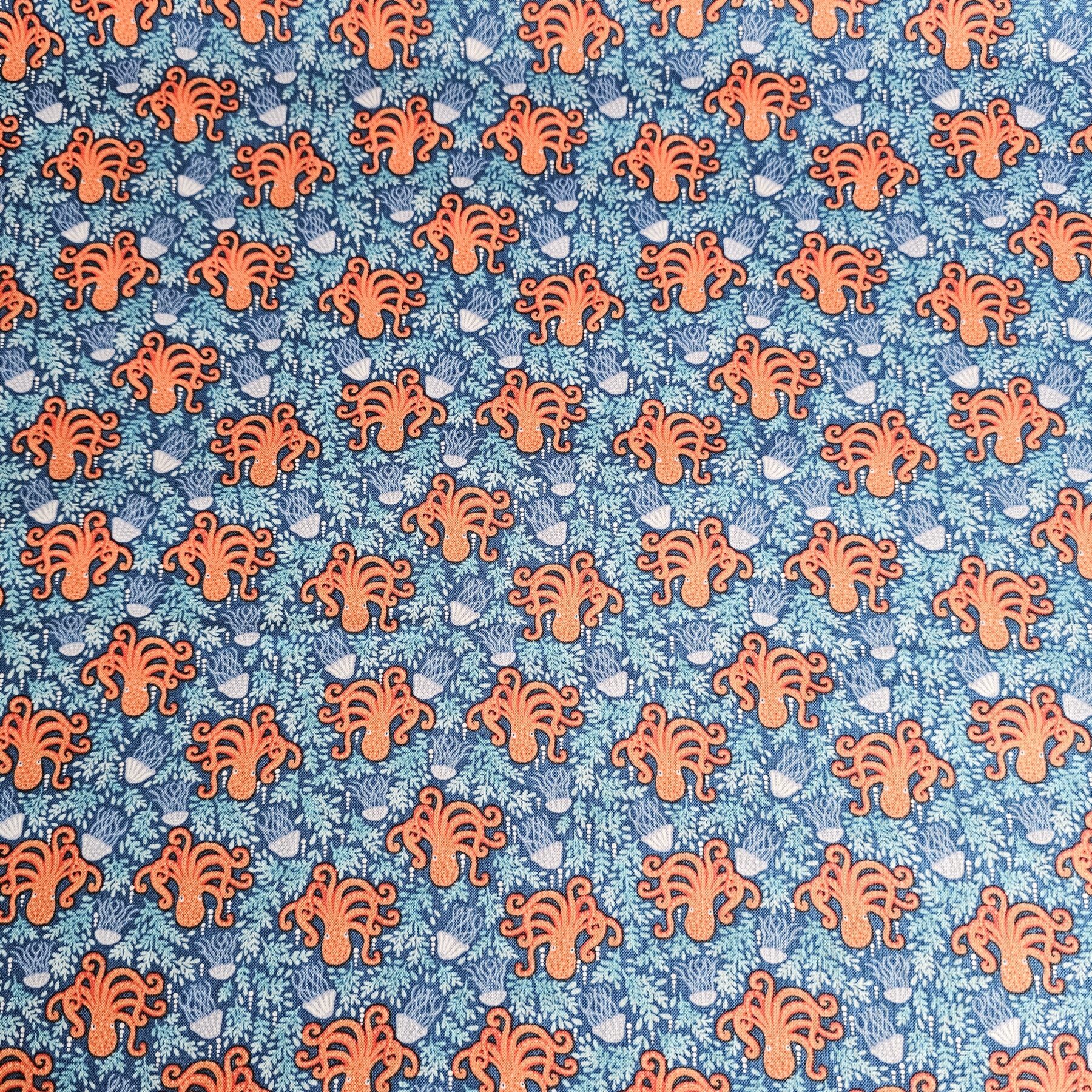 Makower - Deep Blue Sea Octopus - M212