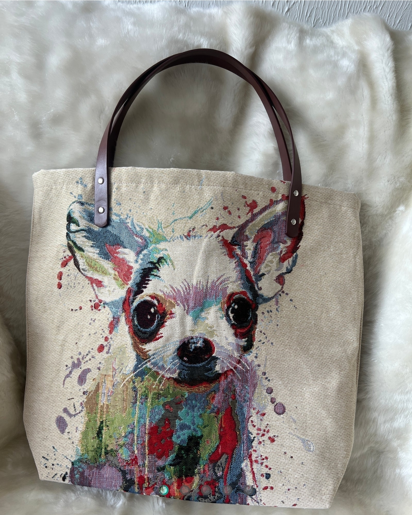Fabric Panel - Chihuahua - Gobelin Panel 75