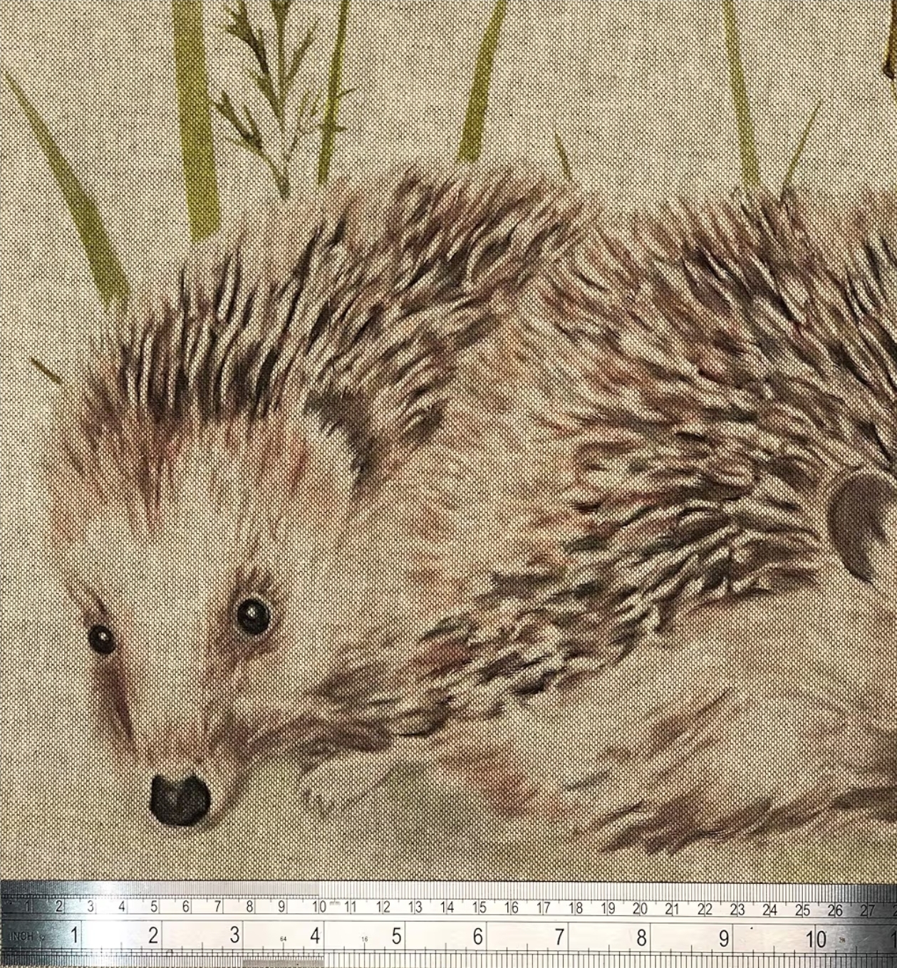 Fabric Panel - Hedgehog - Panel 16